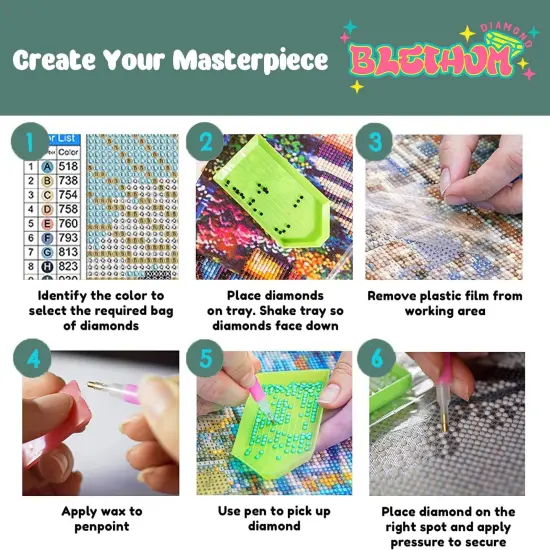 Starry Night Diamond Painting Kits- Tree Diamond Art for Adults {5}