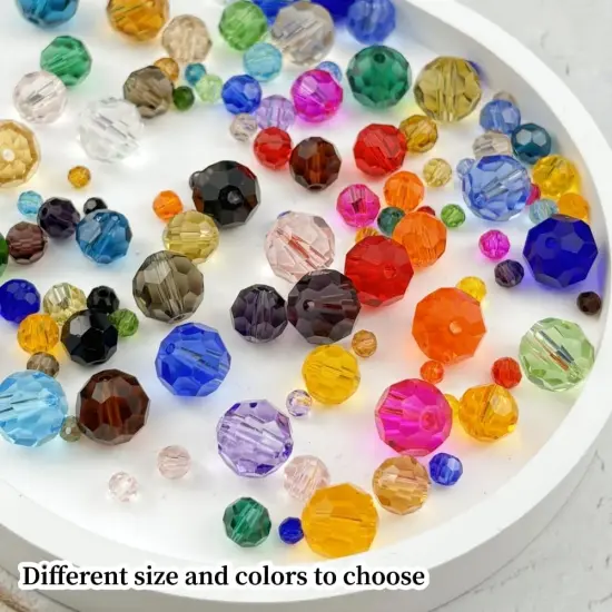 400pcs 4mm Round Crystal Glass Beads for Jewelry Making {4}