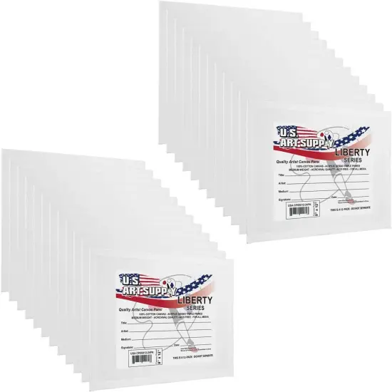 9 X 12 inch Professional Artist Quality Acid Free Canvas Panel Boards for Painting 2-12-Packs (1 Full Case of 24 Single Canvas Board Panels) {5}