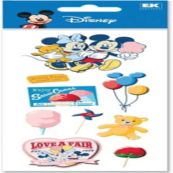 EK Success Disney State Fair Dimensional Stickers {1}