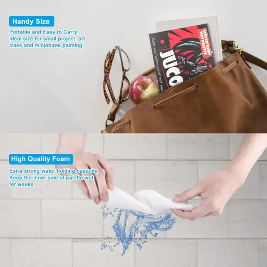 Wet Palette Paint Palette for Acrylic Paints Miniatures Paint Pallet Pigment Palette {4}