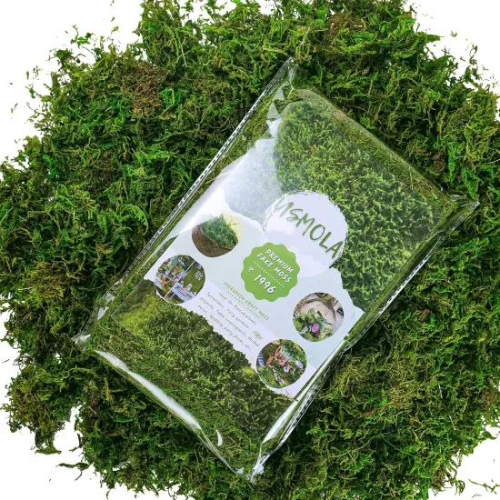 Artificial Moss, 16OZ Fake Moss for Crafts, Decorative Centerpieces, Fairy Garden, Wedding Party Decor, Faux Potted Plants, 455gr {2}