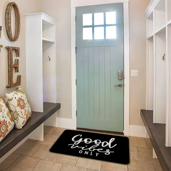 Funny Only Doormat Door Mat for Home Entrance, Inspirational Quotes Farmhouse Floor Mats for House Front Indoor Inside Outdoor Outside Entryway Rug 30 x 17 Welcome Mat {2}