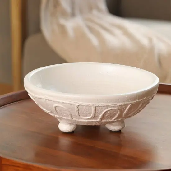 Home D&eacute;cor Organic Pattern Terracotta Bowl &ndash; Stylish & Rustic Accent for Any Space {4}
