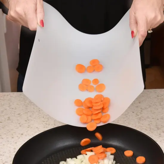 Kitchen Cutting Board | Flexible Chopping Mats | Food Safety | Hanging Hole for Easy Drying {4}