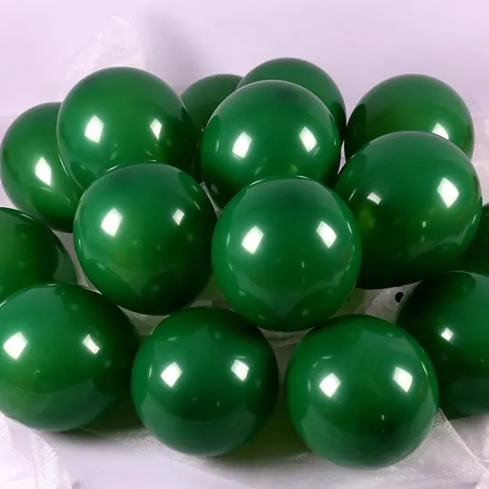 12 inch Dark Green Latex Balloons, 60 pcs Thick Dark Green Balloons for Party Decorations {2}
