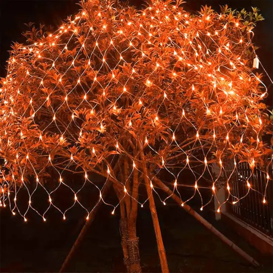360 LED 12ft x 5ft Connectable Halloween Net Fairy String Lights {2}