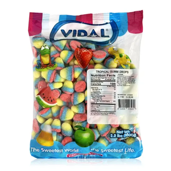 Vidal Tropical Gummi Drops 2.2lb {1}