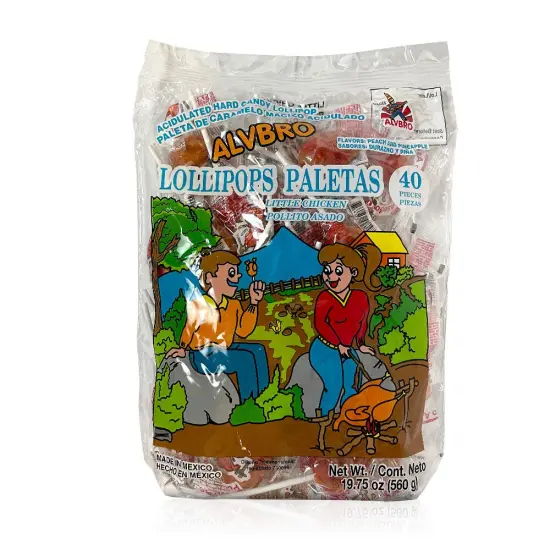 Alvbro Pollo Asado Paleta 40ct {1}