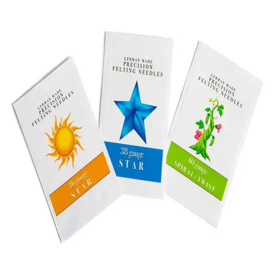 Full Set Precision Felting Needles &ndash; High Carbon Steel Fiber Arts Tools for Needle Felting Kits and Wool Sculptures | Felt and Fiber Arts Supplies for Beginners & Pros, Made in Germany, Packaged in USA {4}