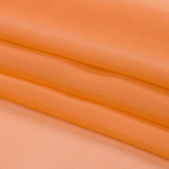 1 Yard 100% Silk Chiffon Fabric 44" Wide Peach Fuzz for Evening Wear & Tunics {4}