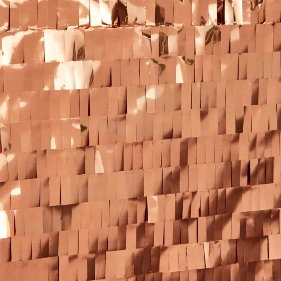 Sparkle and Bash Rose Gold Foil Pull String Heart Pinata, Ideal for Birthday Party Decorations & Supplies, Quinceanera, Valentine's Day (15.7 x 13 x 3 In, Small), Ages 3-14 {5}