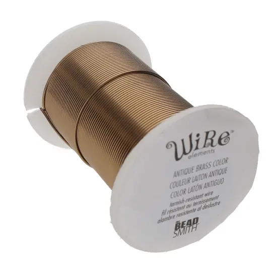 The Beadsmith Wire Elements Lacquered Tarnish-Resistant Copper Wire {7}