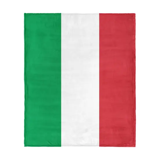 Country Flag Silk Touch Throw Blanket Italy {1}