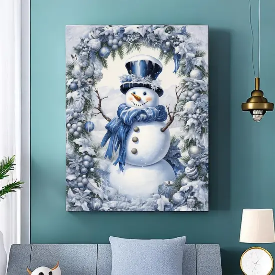 Snowman Diamond Art Painting Kits for Adults & Kids Beginner (12 * 16 inch) {2}
