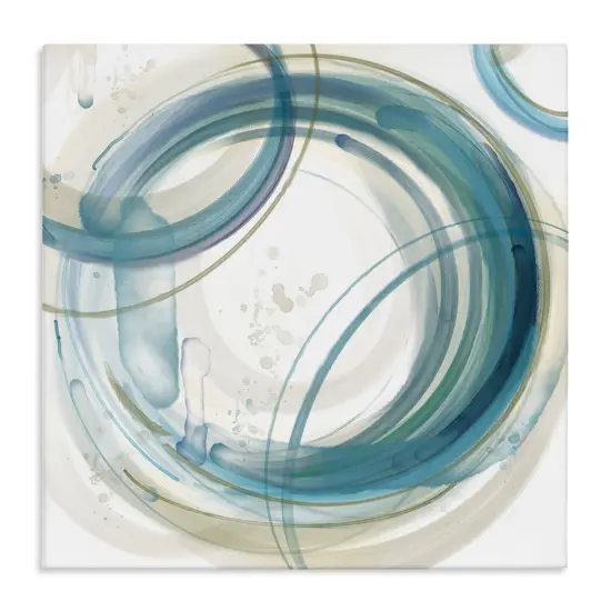 Stupell Industries Centric Overlapping Rings Canvas By Nan {1}