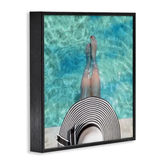 Stupell Industries Summer Pool Ripples View Framed Giclee By CAD Designs {3}
