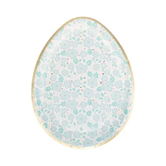 DITSY FLORAL EGG PAPER PLATES {2}