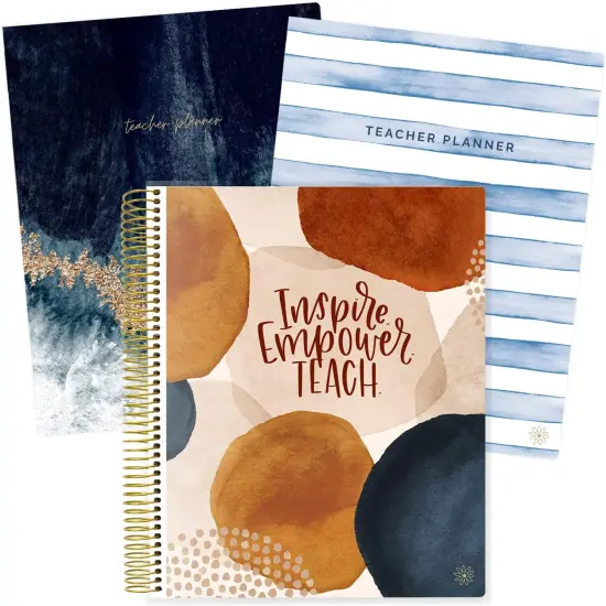 Undated Academic Year Teacher Planner & Calendar - Neutral {1}