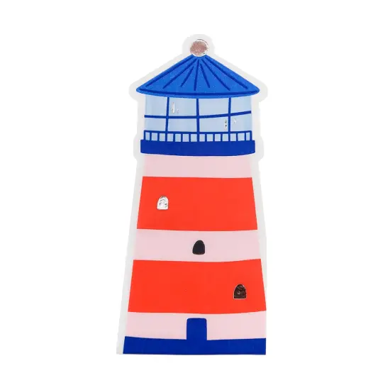 SEASIDE LIGHTHOUSE GUEST TOWELS {1}