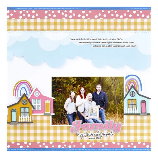 Spellbinders BetterPress Press Plate & Die Set-Family Sentiments {4}