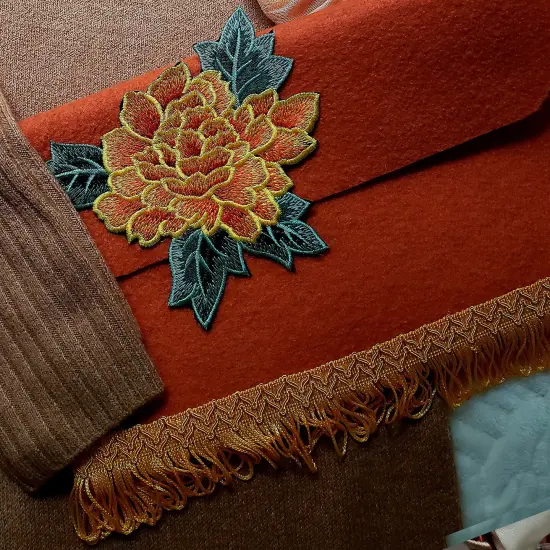 5 Yards of Bertrand 4" Loop Chainette Fringe Trim | 5 yard cut White {5}