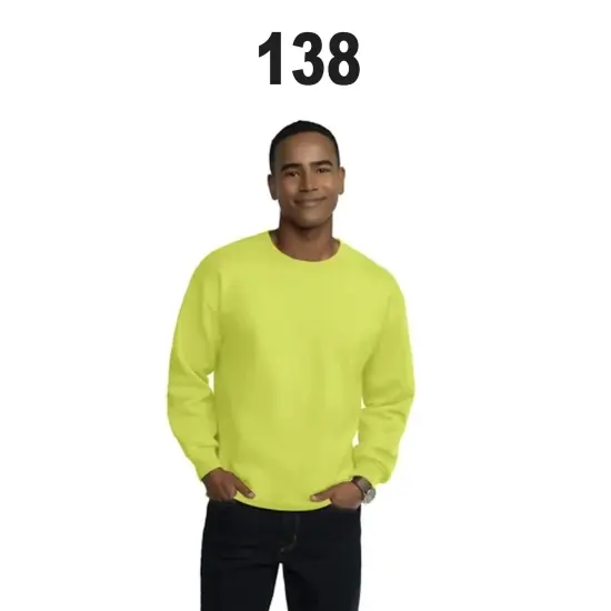 Men's Crew Neck Fleece Pullover Sweater| RADYAN&reg; MAROON {3}