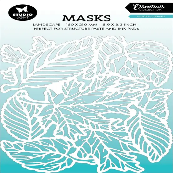 Studio Light Essentials 5.9"X8.25" Stencil-NR. 295, Autumn Leaves {1}