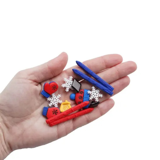 Assorted Sports Buttons &ndash; 50+ Piece Set for Sewing, Scrapbooking & DIY Crafts &ndash; Football, Baseball, Soccer, Golf & Skiing {6}