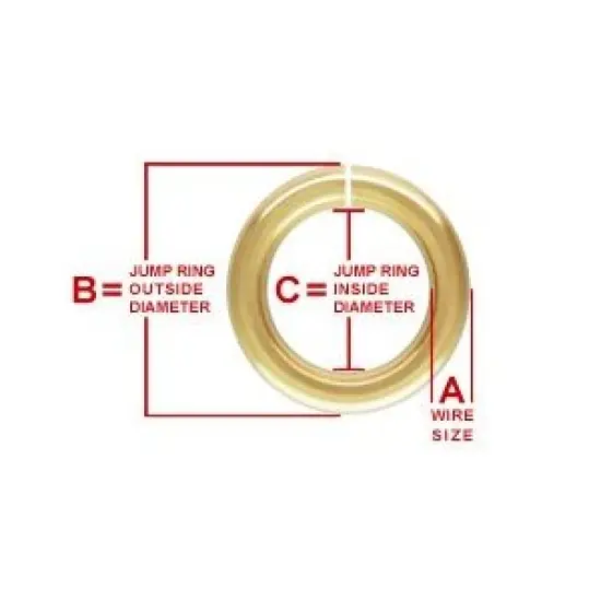 JewelrySupply Jump Ring - Round Open 4mm 1/20 14K Gold Filled(Package of 4) {4}