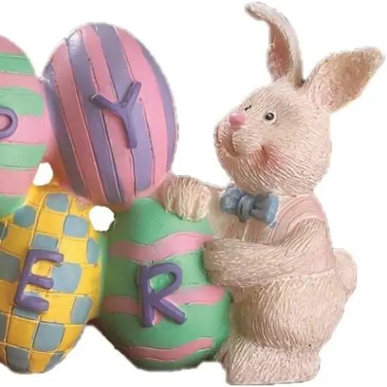 Eggs & Easter Bunnies Tabletop Decoration {4}