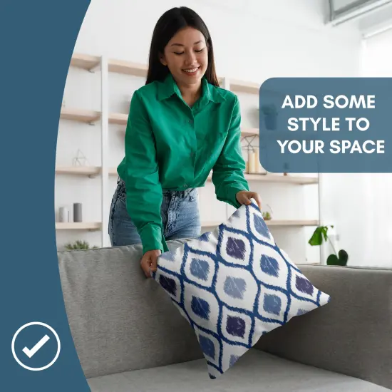 Americanflat Diamond Pattern Design Throw Pillow with Premium Polyester {10}