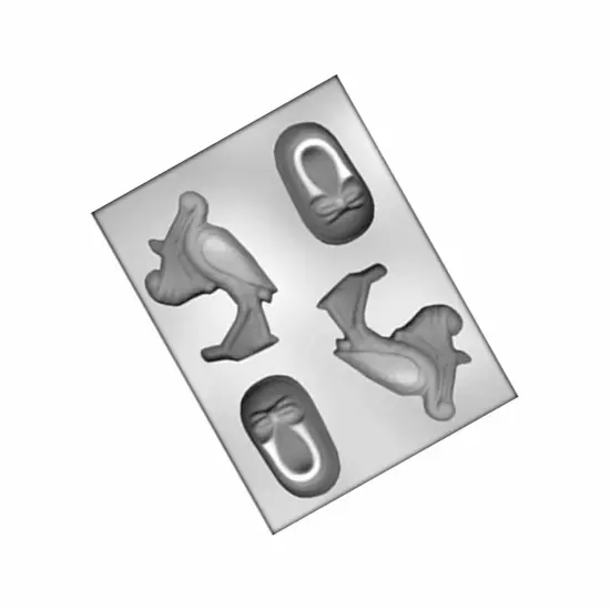Stork & Bootie Chocolate Mold for Baby Shower Treats {2}