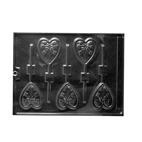 Starburst Heart Lolly Chocolate Mold {4}
