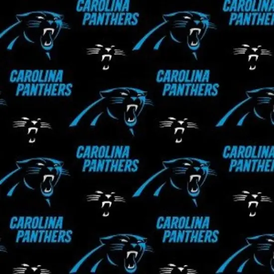 Licensed NFL Carolina Panthers Cotton 6401D Fabric by the Yard {1}