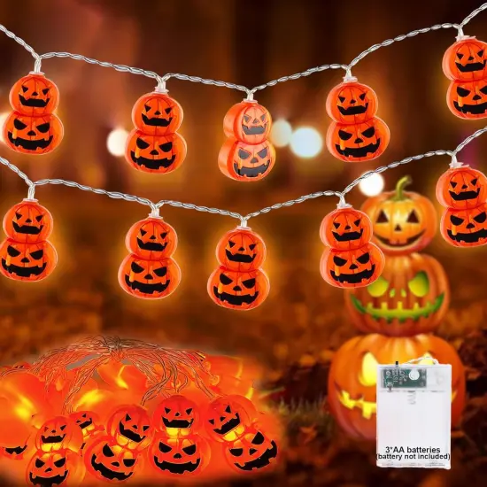 Halloween Pumpkin String Lights {1}
