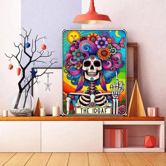 12x16in - Skull Diamond Painting Kits for Beginners {3}