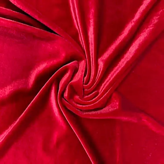 1 Yard Stretch Velvet Solid Polyester Spandex Fabric for Dancewear Costumes Leggings Cosplay Decor Sewing 60 Inches Width Plum {5}