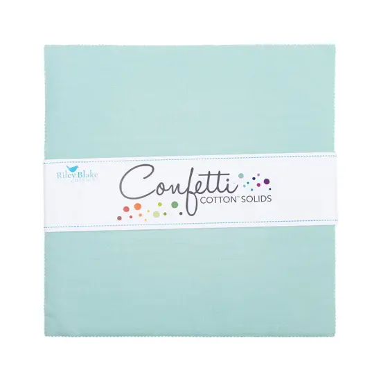 Confetti Cotton 10" Square Pack (Layer Cake / 10" Stacker) in Songbird byfor Riley Blake (10-120-SONGBIRD-42) {1}