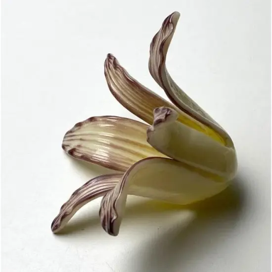 9.25" Dia x 1.5" Lily Glass Fusing Frit Casting Kiln Mold {2}