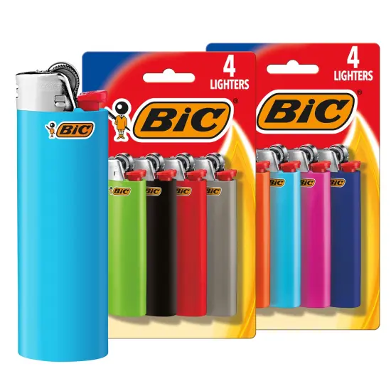BIC Classic Maxi Pocket Lighter, Safe and Reliable, Assorted Colors, 8-Pack (Colors and Packaging May Vary) {2}