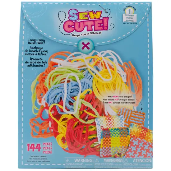 Colorbok Sew Cute! You Design It Loom Loop Refill Kit-Assorted {1}