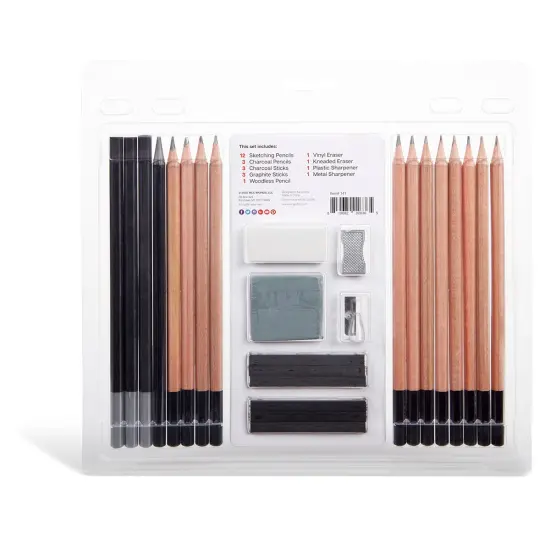 KINGART® Sketch & Draw Set 26 pc {2}