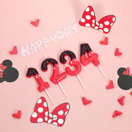 Red Mouse Cake Topper Cupcake Decor {3}