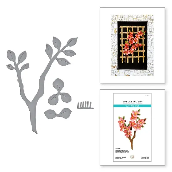 Spellbinders Etched Dies By Susan Tierney-Cockburn-Flowering Quince {5}