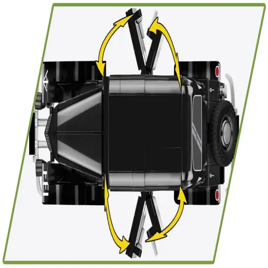 COBI Historical Collection WWII Citroen Traction 11CVBL E Vehicle EXECUTIVE EDITION {5}