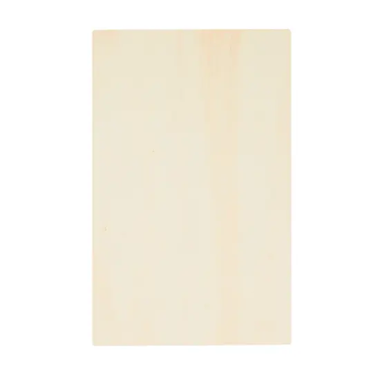 4 Pack Unfinished Rectangular Wood Slices, DIY Rectangle Wooden Boards for Crafts, Painting Signs (15.5 x 9.8 x 0.2 In) Brown {6}