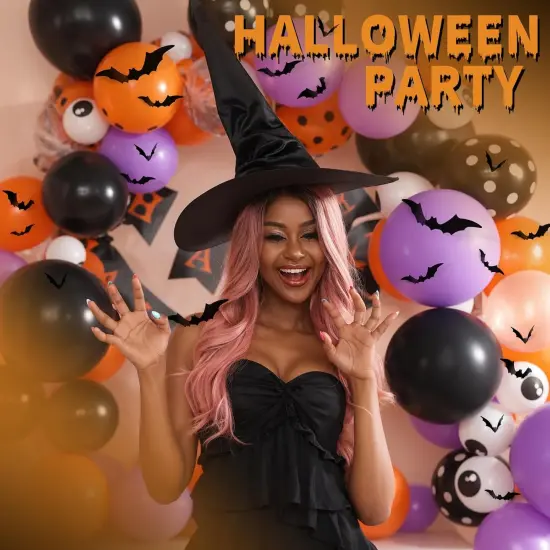 140PCS Bats Halloween Decoration {5}