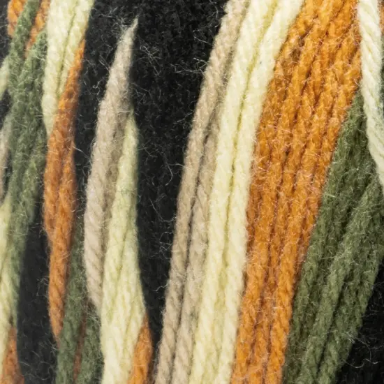 Red Heart All in One Granny Square Yarn 24 Pack-Amber Moss {5}