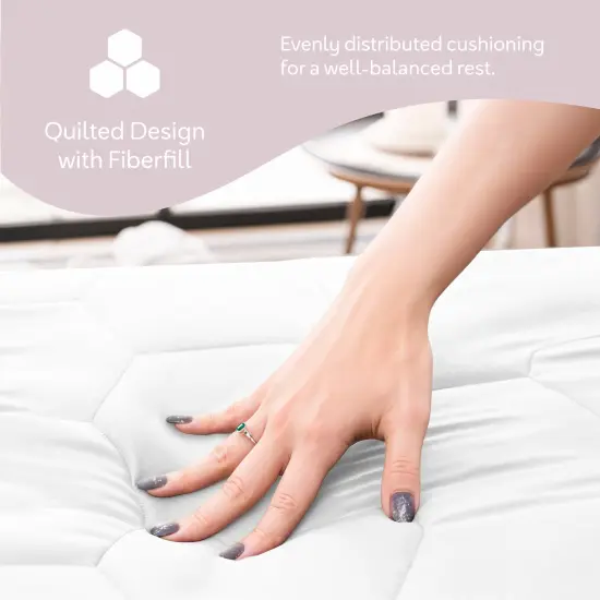 Virtu Quilted Fitted Mattress Pad Cover {7}